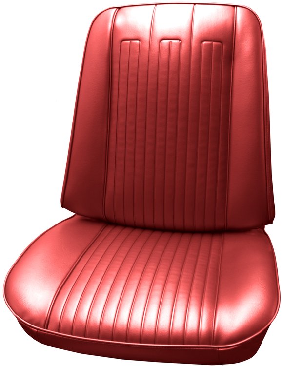 AA68GG00010501G 68 GTO/LEMANS BUCKETS - RED