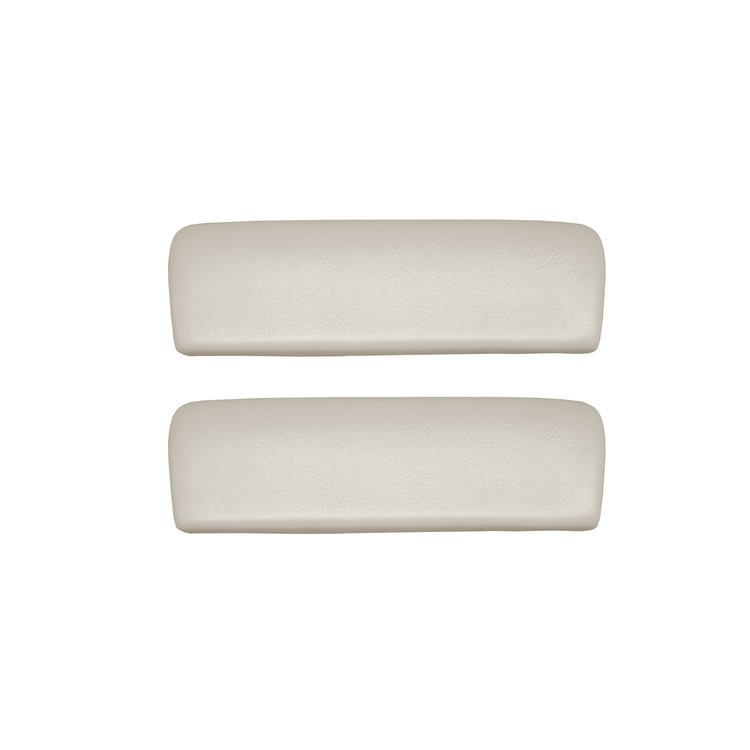 AP65GA-RR220G 65/67 GM A-BODY REAR ARMREST PADS - FROST WHITE MADRID