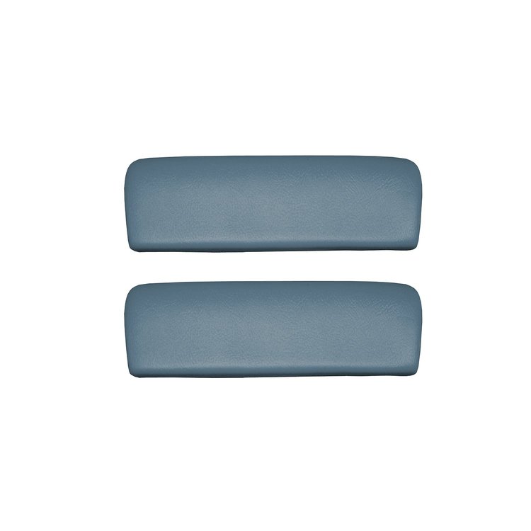 AP65GA-RR325G 65/67 GM A-BODY REAR ARMREST PADS - METALLIC BLUE MADRID