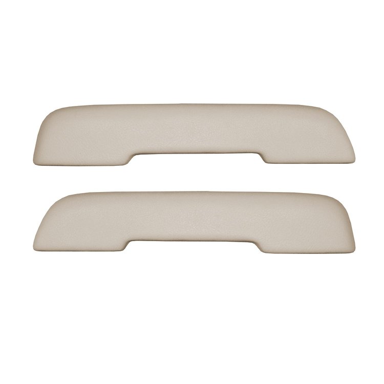 AP68GA-FRT239G 68/72 GM A-BODY FRONT ARMREST PADS - MET PARCHMENT MADRID