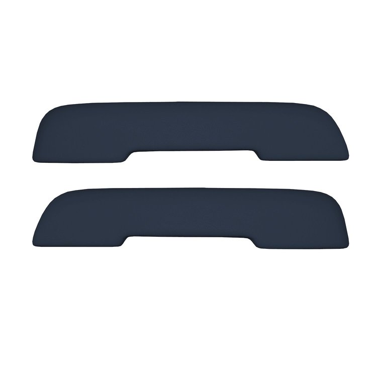 AP68GA-FRT380G 68/72 GM A-BODY FRONT ARMREST PADS - BLUE MADRID