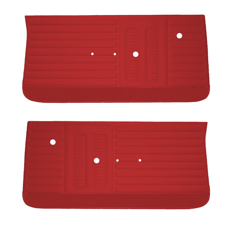 DO64GG00010508G 64 GTO/LEMANS DOOR PANELS - DARK RED
