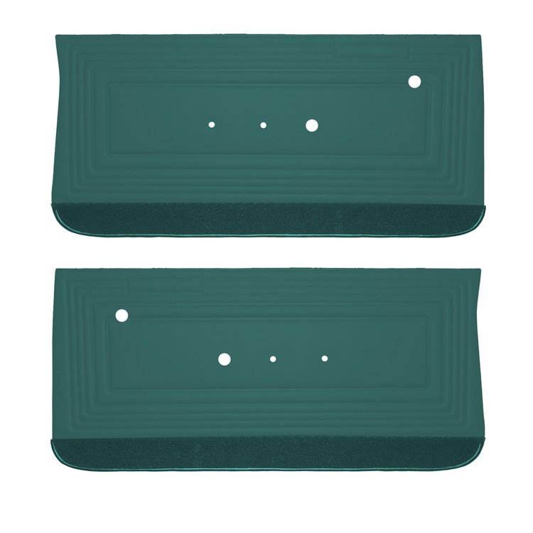 DO65GG00010448G 65 GTO/LEMANS DOOR PANELS - DARK METALLIC TURQUOISE