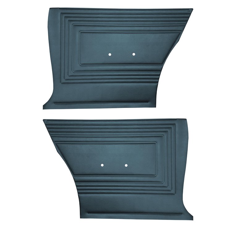 DO65GG00040343G 65 GTO/LEMANS HARDTOP REAR PANELS - DARK METALLIC BLUE