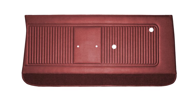 DO66GG00010520G 66 GTO/LEMANS DOOR PANELS - METALLIC RED
