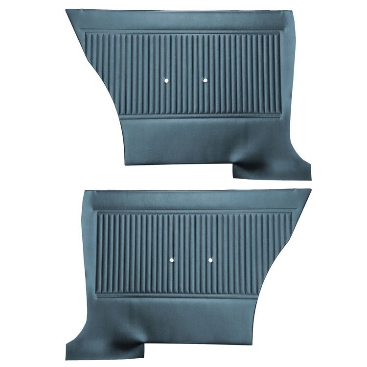 DO66GG00040343G 66 GTO/LEMANS HARDTOP REAR PANELS - DARK METALLIC BLUE