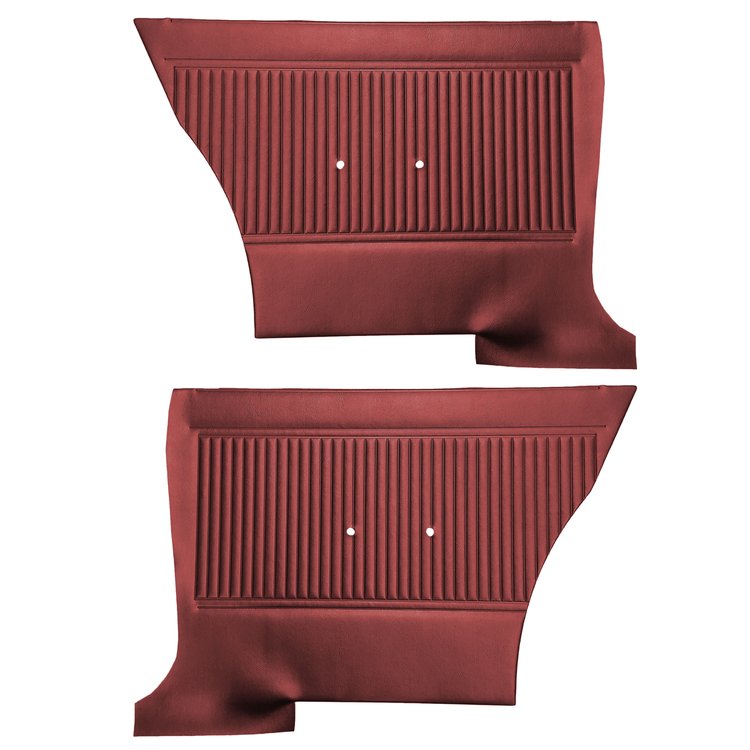 DO66GG00040520G 66 GTO/LEMANS HARDTOP REAR PANELS - METALLIC RED