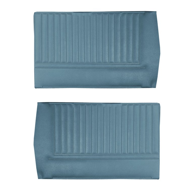 DO66GG00050343G 66 GTO/LEMANS CONVERTIBLE REAR PANELS - DARK METALLIC BLUE