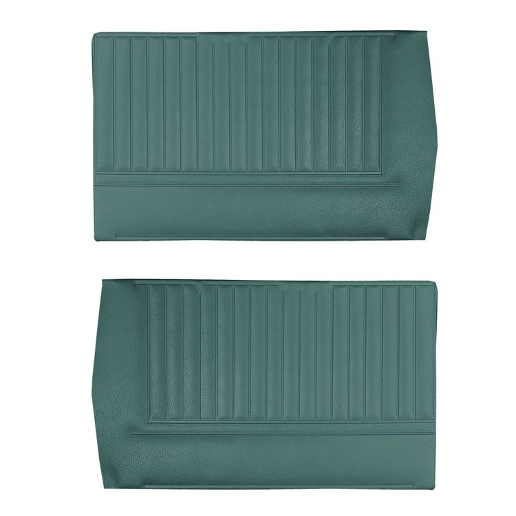 DO66GG00050421G 66 GTO/LEMANS CONVERTIBLE REAR PANELS - DARK METALLIC AQUA