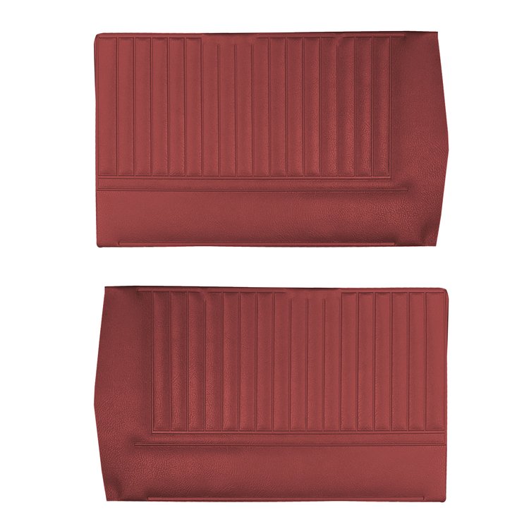 DO66GG00050520G 66 GTO/LEMANS CONVERTIBLE REAR PANELS - METALLIC RED