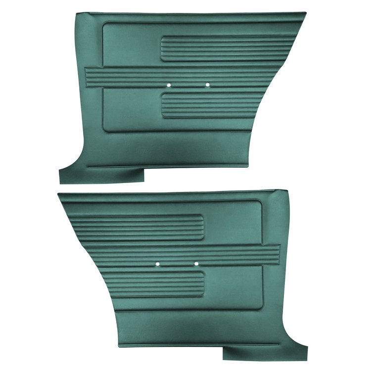 DO67GG00048448G 67 GTO/LEMANS HARDTOP REAR- DARK METALLIC TURQUOISE