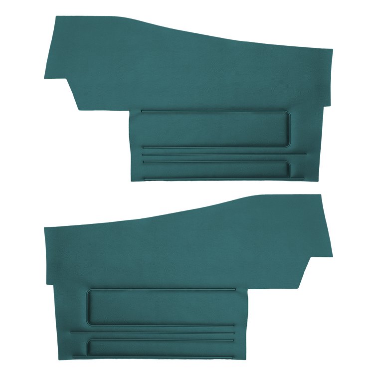 DO68GG00056429G 68 GTO/LEMANS CONVERTIBLE REAR PANELS - TURQUOISE