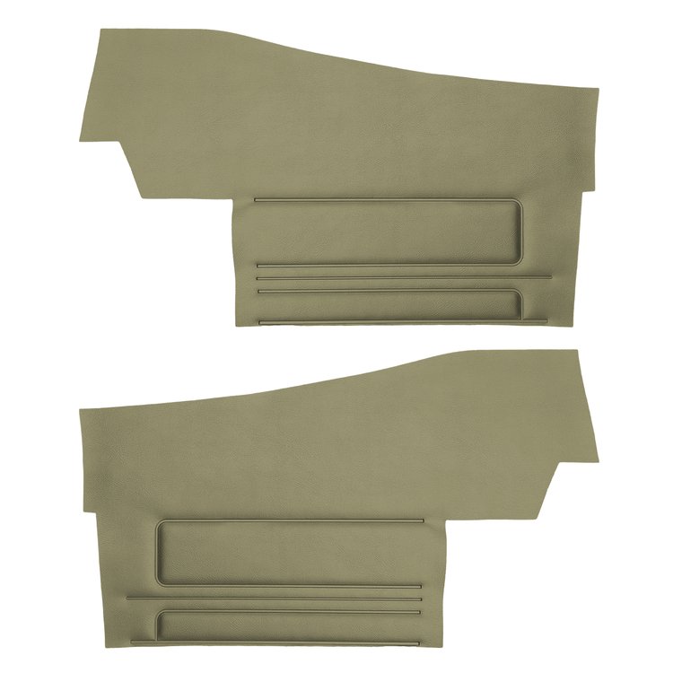 DO68GG00056645G 68 GTO/LEMANS CONVERTIBLE REAR PANELS - WILLOW GOLD