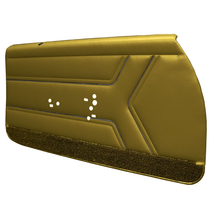 DO69GG00012635G-PA 69 GTO/LEMANS FRONT DOOR ASSEMBLY - GOLD