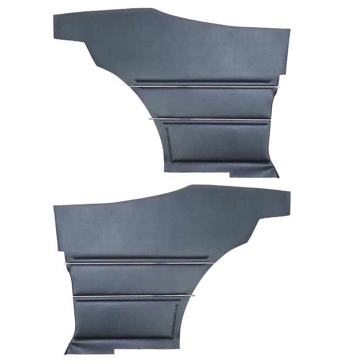 DO69GG00046100G 69 GTO/LEMANS HARDTOP CPE REAR PANELS - BLACK