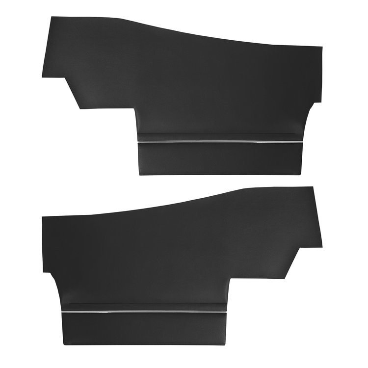 DO69GG00056100G 69 GTO/LEMANS CONVERTIBLE REAR PANELS - BLACK