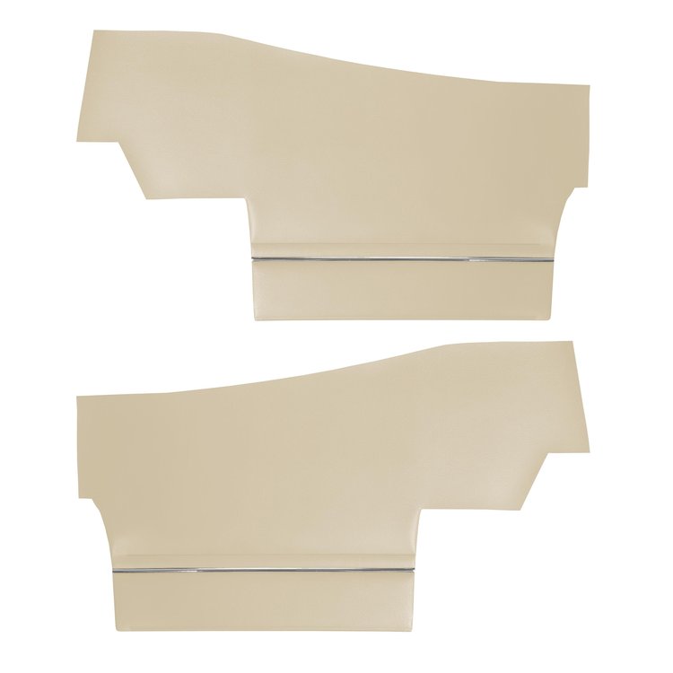 DO69GG00056239G 69 GTO/LEMANS CONVERTIBLE REAR PANELS - PARCHMENT
