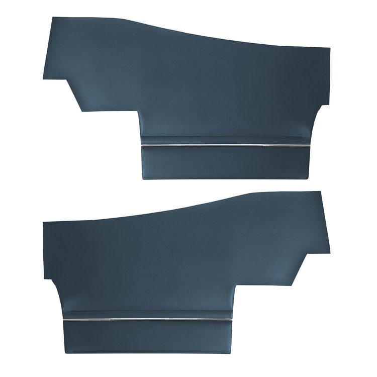 DO69GG00056369G 69 GTO/LEMANS CONVERTIBLE REAR PANELS - METALLIC BLUE