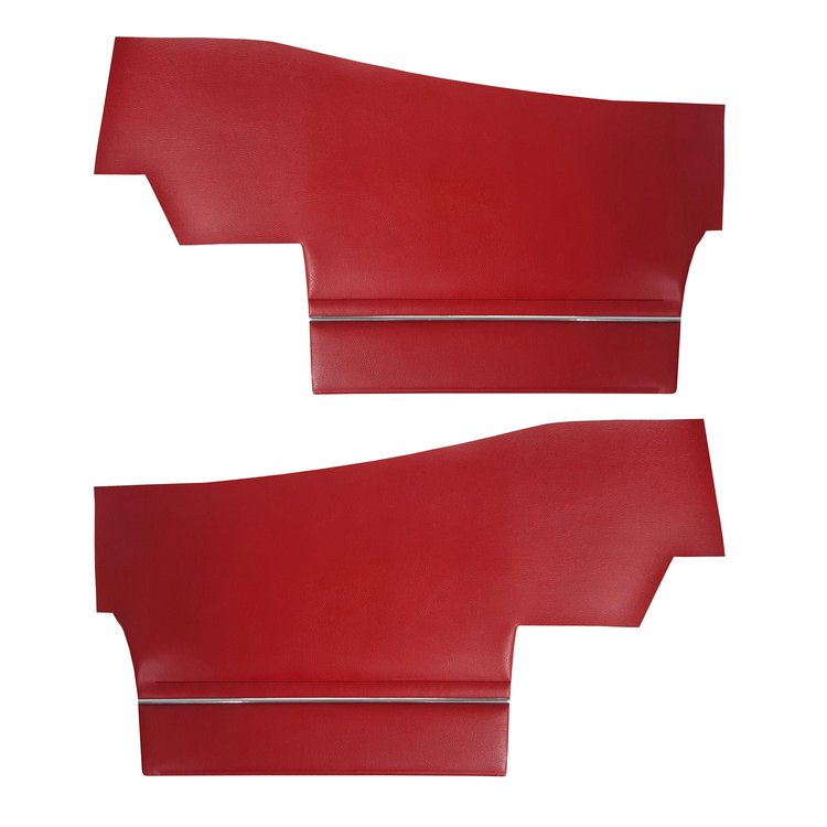 DO69GG00056513G 69 GTO/LEMANS CONVERTIBLE REAR PANELS - RED