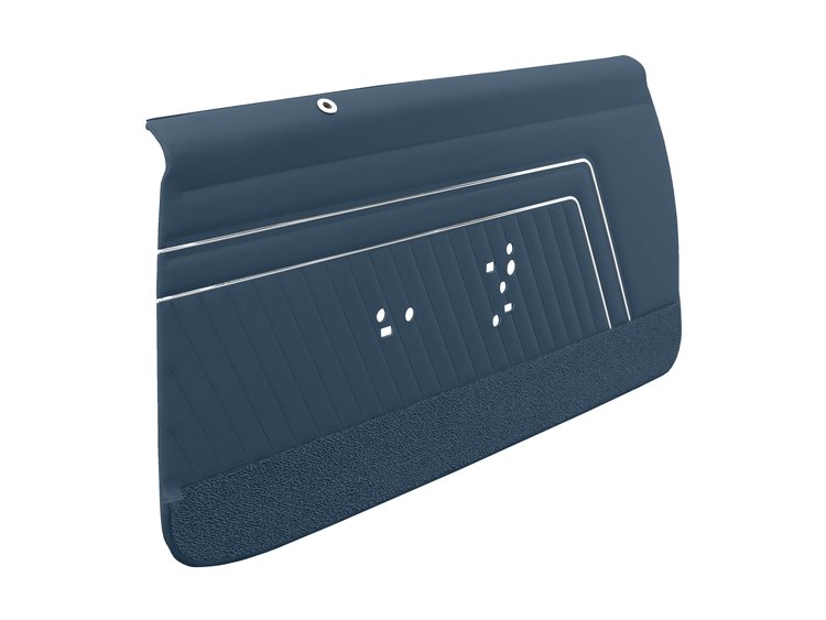 DO70GG00012342G-PA 70 GTO/LEMANS FRONT DOOR ASSEMBLY - METALLIC BLUE