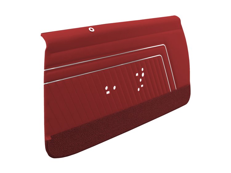 DO70GG00012513G-PA 70 GTO/LEMANS FRONT DOOR ASSEMBLY - RED