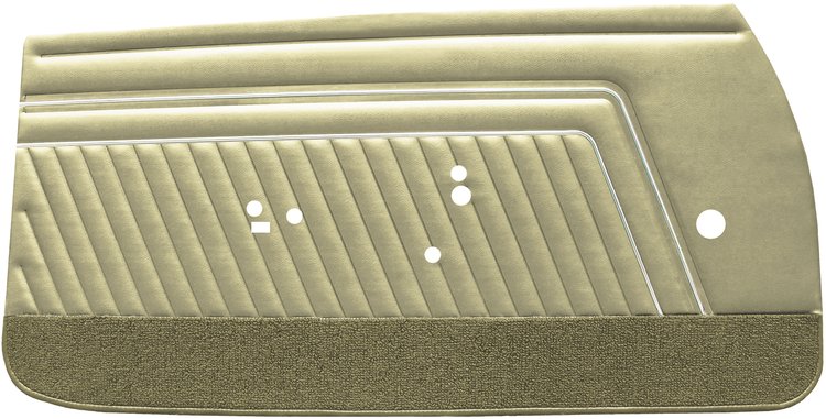 DO70GG00012694G 70 GTO/LEMANS FRONT DOOR PANELS - SANDALWOOD