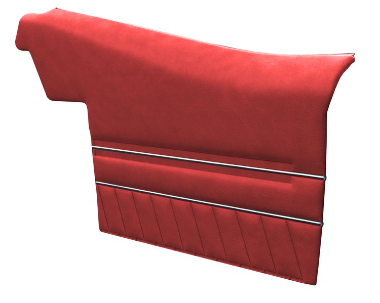 DO70GG00056513G 70 GTO/LEMANS CONVERTIBLE REAR PANELS - RED