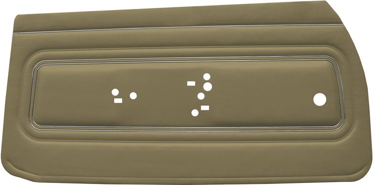 DO71GG00012415G-PA 71 GTO/LEMANS FRONT DOOR ASSEMBLY - JADE GREEN