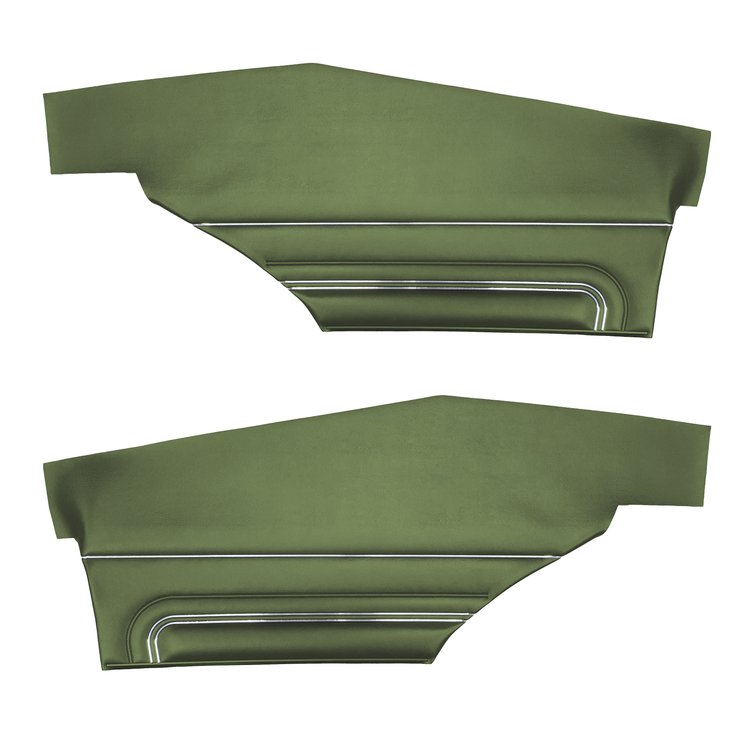 DO71GG00048415G 71 GTO/LEMANS HARDTOP COUPE REAR PANELS - JADE GREEN