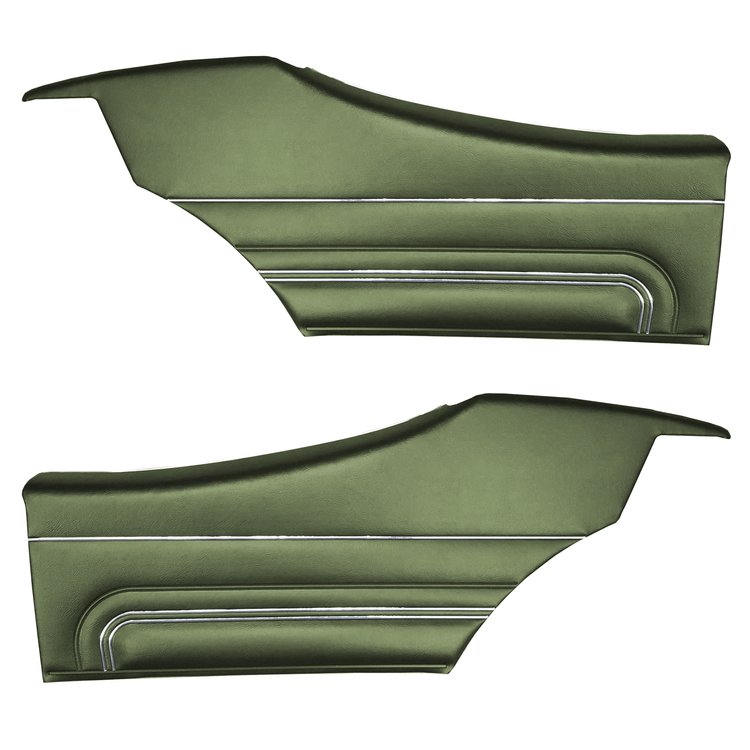 DO71GG00048415G-PA 71 GTO/LEMANS HARDTOP CPE REAR PANEL ASSEMBLY - JADE GREEN