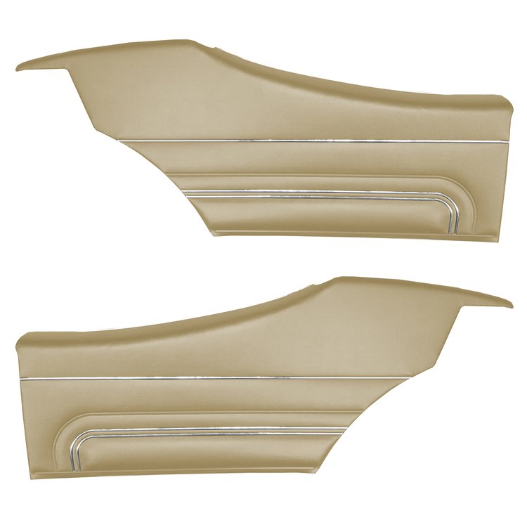 DO71GG00048697G-PA 71 GTO/LEMANS HARDTOP CPE REAR PANEL ASSEMBLY - SANDALWOOD