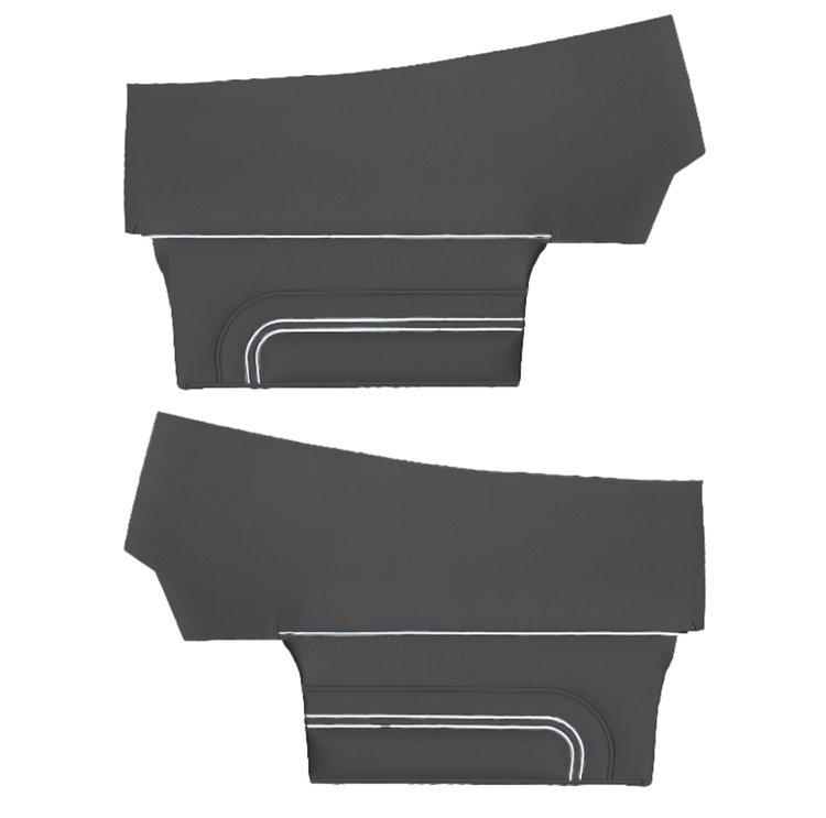 DO71GG00056100G 71 GTO/LEMANS CONVERTIBLE REAR PANELS - BLACK