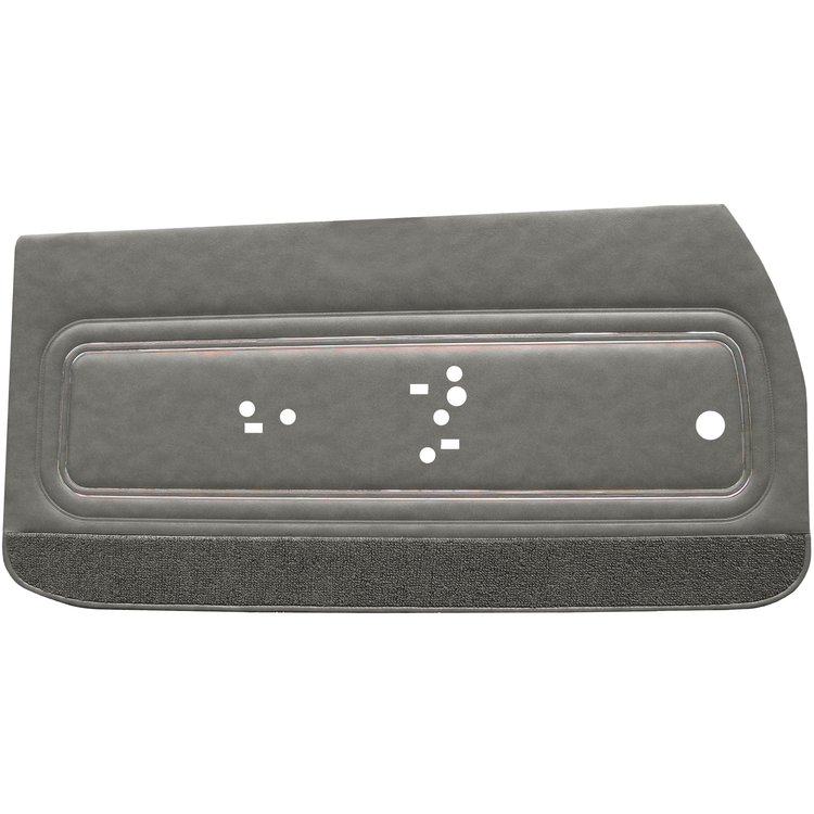 DO72GG00012138G 72 GTO/LEMANS FRONT DOOR PANELS - PEWTER