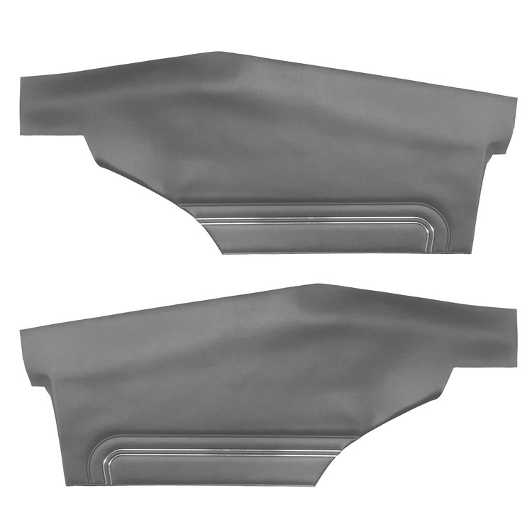 DO72GG00048138G 72 GTO/LEMANS HARDTOP COUPE REAR PANELS - PEWTER