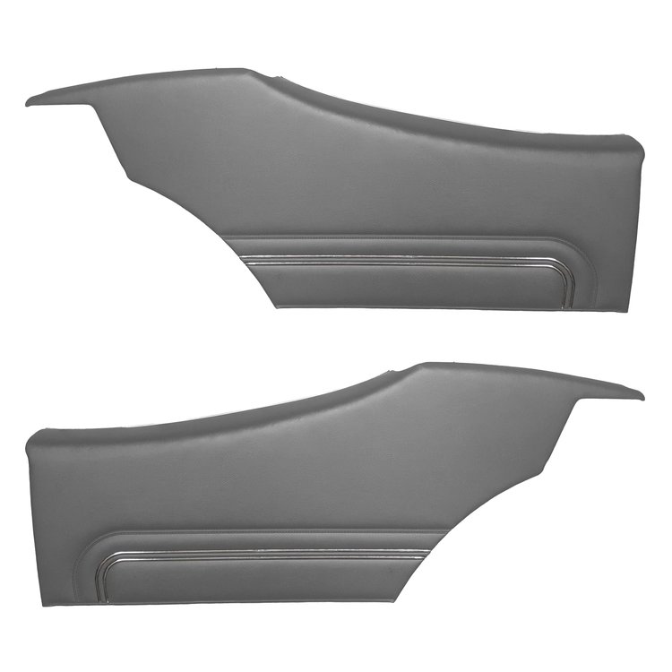 DO72GG00048138G-PA 72 GTO/LEMANS HARDTOP CPE REAR PANEL ASSEMBLY - PEWTER