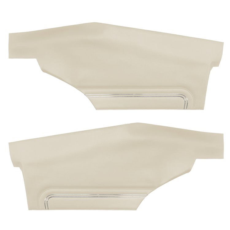 DO72GG00048230G 72 GTO/LEMANS HARDTOP COUPE REAR PANELS - WHITE