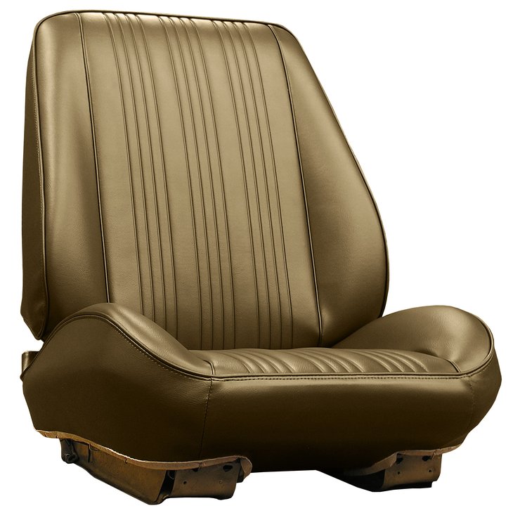 RS67GG00010651G 67 GTO/LEMANS BUCKETS - RALLYE BUCKET SEATS - MET GOLD