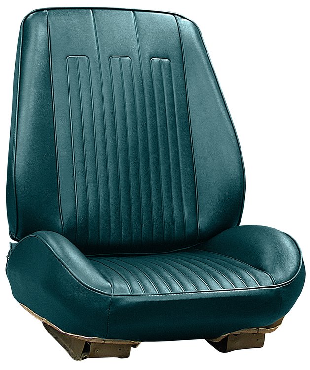 RS68GG00010331G 68 GTO/LEMANS BUCKETS - RALLYE BUCKET SEATS - TEAL