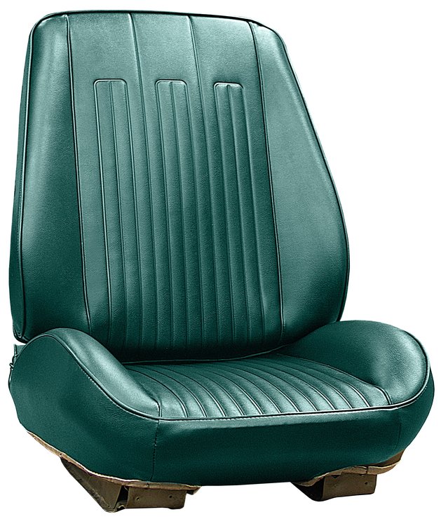 RS68GG00010429G 68 GTO/LEMANS BUCKETS - RALLYE BKT SEATS - TURQUOISE