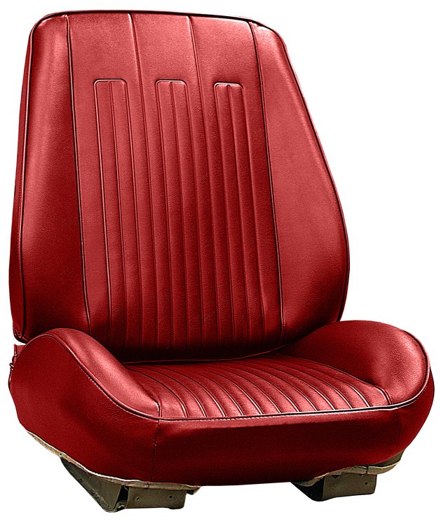 RS68GG00010501G 68 GTO/LEMANS BUCKETS - RALLYE BUCKET SEATS - RED