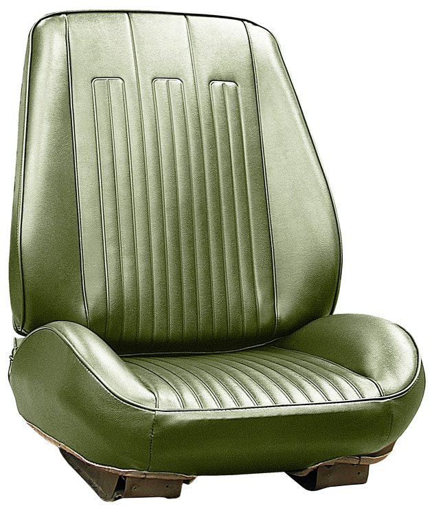 RS68GG00010645G 68 GTO/LEMANS BUCKETS - RALLYE BKT SEATS - WILLOW GOLD