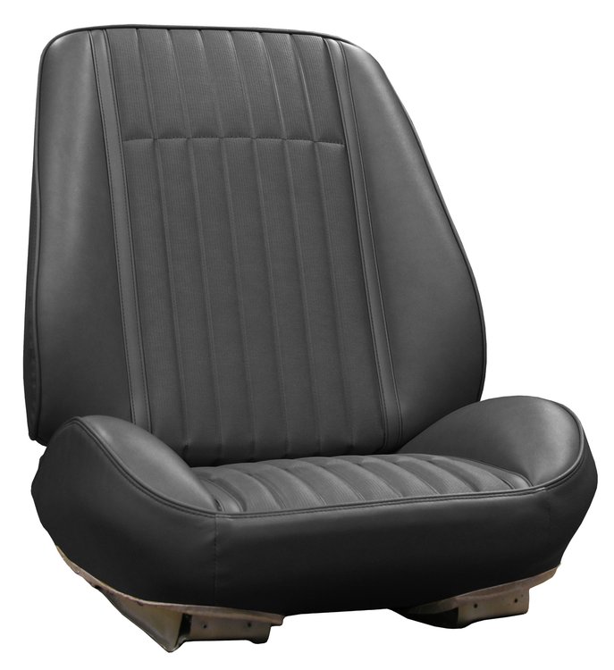 RS70GG00010100G 70 GTO/LEMANS BUCKETS - BLACK RALLYE BUCKET SEATS - BLACK