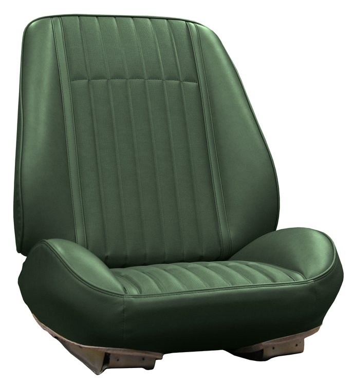 RS70GG00010460G 70 GTO/LEMANS BUCKETS RALLYE BUCKET SEATS -MET GREEN