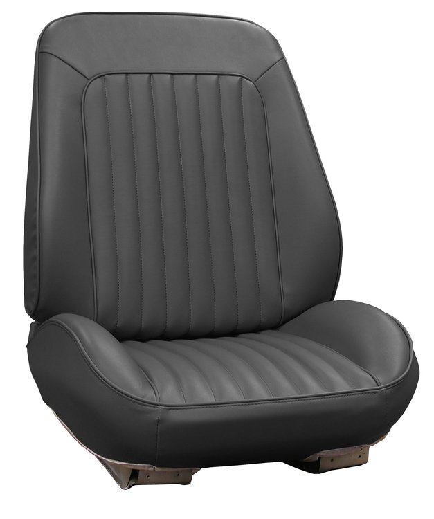 RS72GG00010100G 72 GTO/LEMANS BUCKETS RALLYE BUCKET SEATS - BLACK