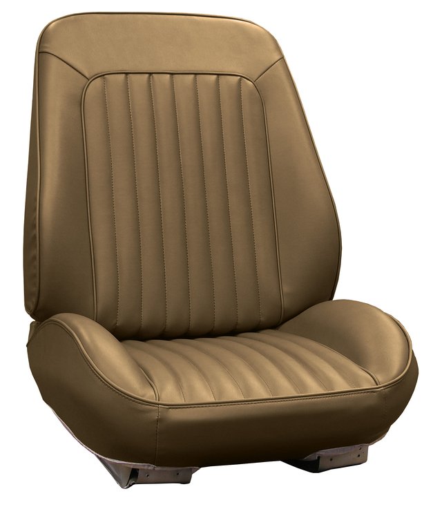 RS72GG00010690G 72 GTO/LEMANS BUCKETS RALLYE BUCKET SEATS - SADDLE