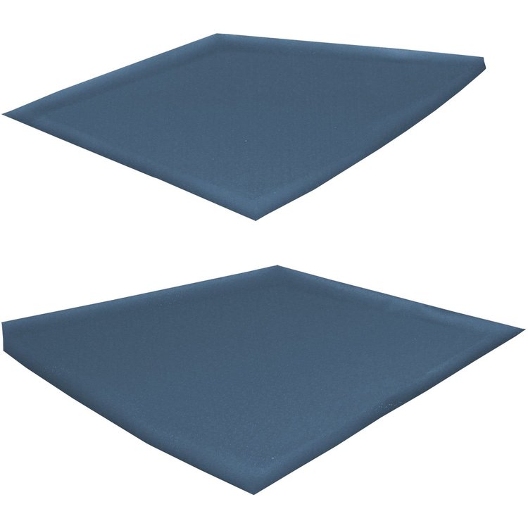SB65GG11P 65 GTO/LEMANS SAIL PANEL BOARD PERFORATED -MEDIUM BLUE
