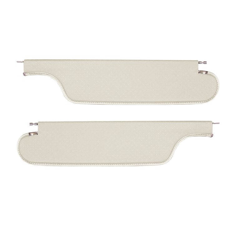 SV64GG02RS-PA 64/65 GTO/LEMANS HTP COUPE SUN VISOR 2-PIN- RECESSED STAR WHT