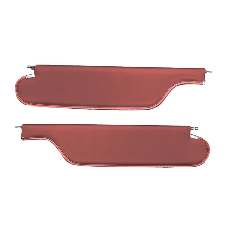 SV66GG103P-PA 66/67 GTO/LEMANS HTP COUPE SUNVISOR 2-PIN RED FINE DIAMO