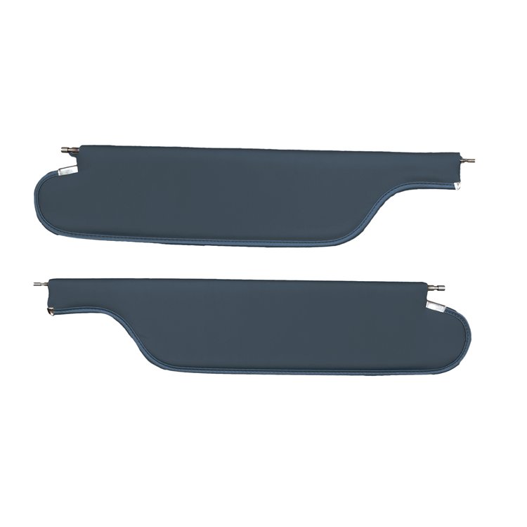 SV66GG107P-PA 66/67 GTO/LEMANS HTP COUPE SUNVISOR 2-PIN DK BL FINE DIAM