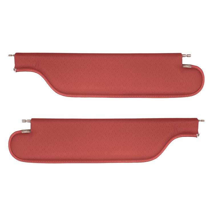 SV68GG103P-PA 68 GTO/LEMANS HTP COUPE SUNVISOR 2-PIN RED FINE DIAM